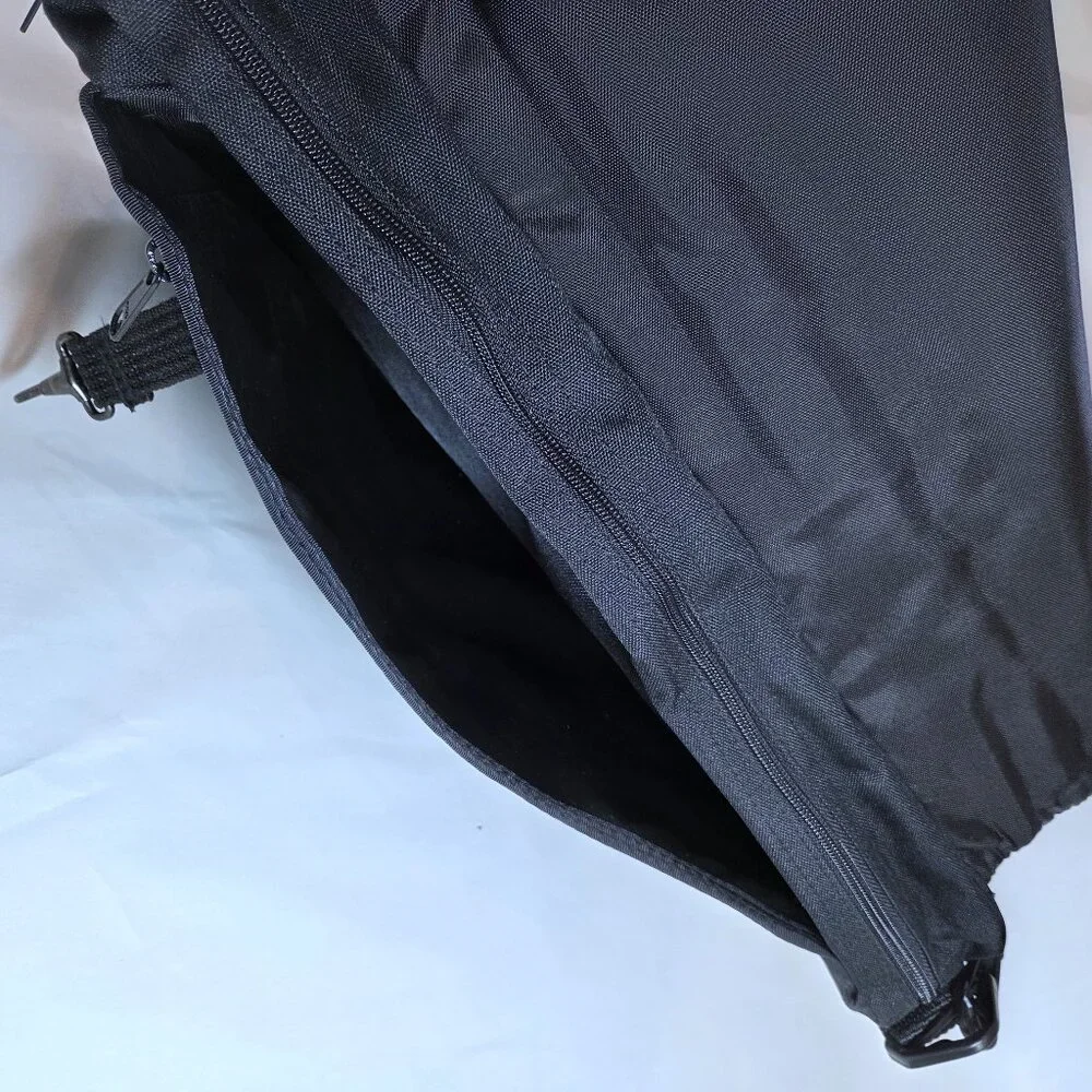 NWT High Sierra Black Nylon Laptop Messenger Bag